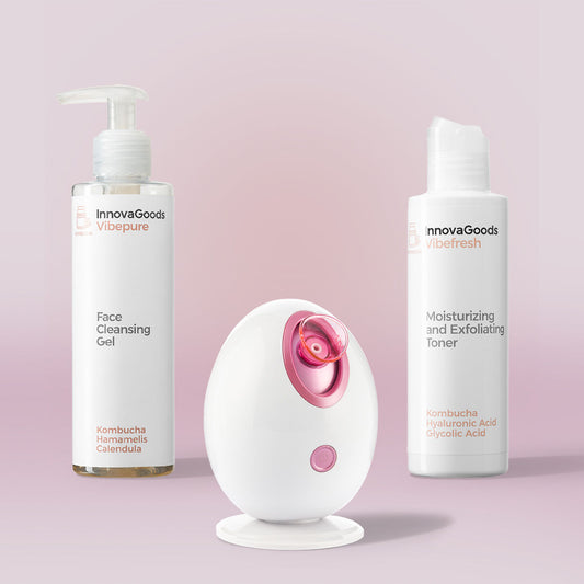 Deep Cleansing Facial Treatment Pack Kombucha InnovaGoods .-0